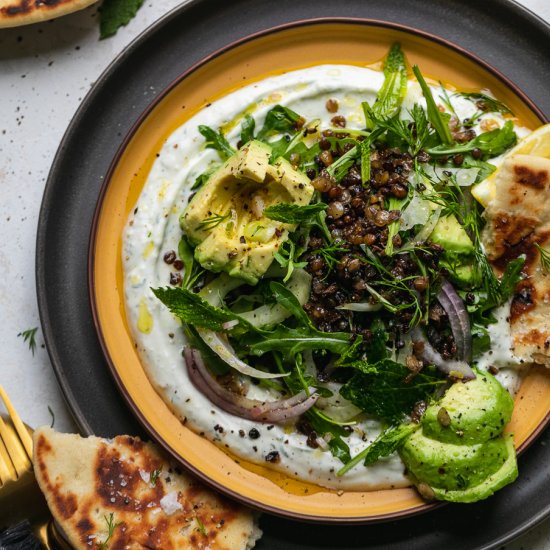 Crispy Lentil Salad