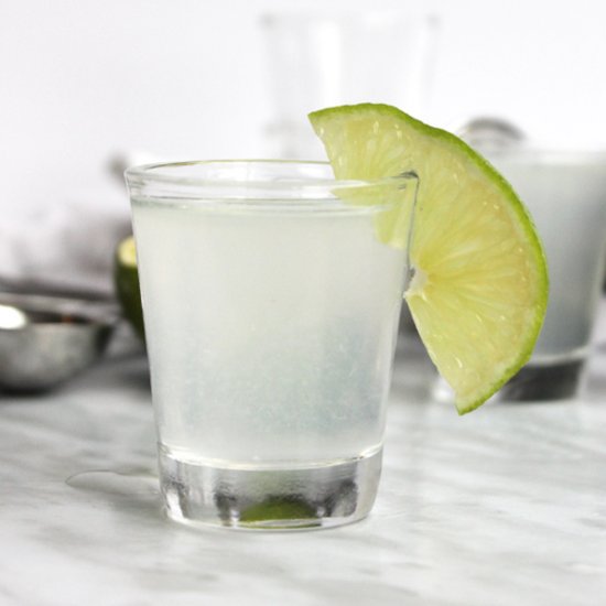 Gin Shots with Lime