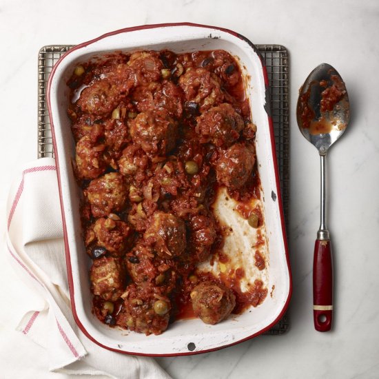 Aussie lamb and feta meatballs