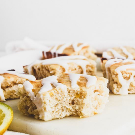 Soft-Baked Vegan Lemon Bars