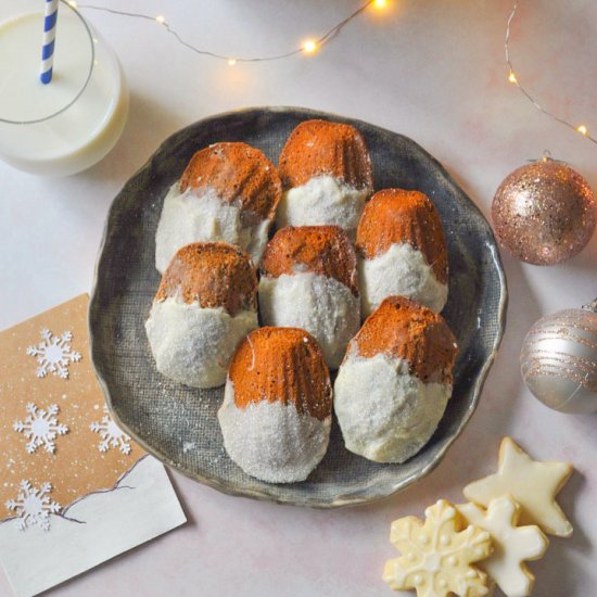 White Chocolate Espresso Madeleines