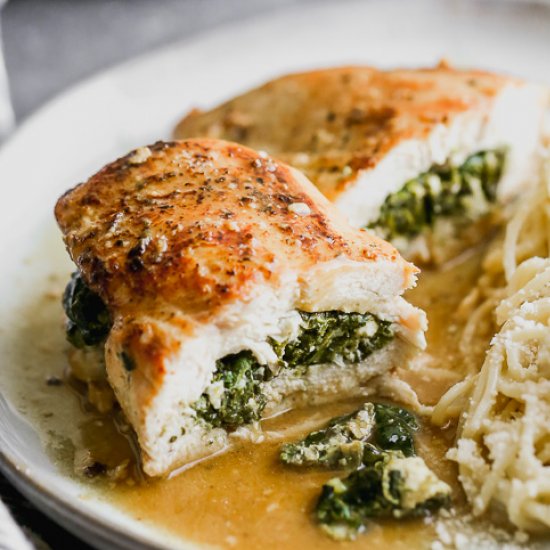 Spinach Stuffed Chicken