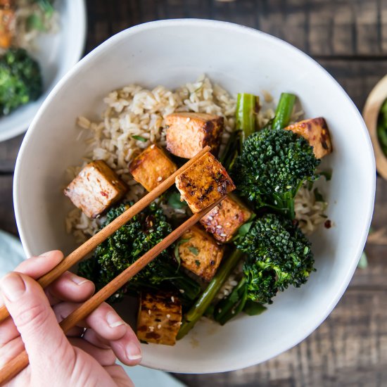 Broccolini & Tofu Stir Fry