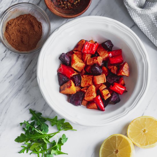 Cinnamon-Dusted Vegetables