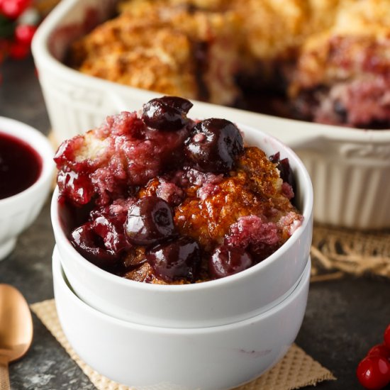 Winter Cherry Cobbler