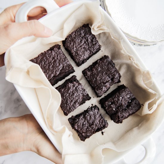 Healthy and vegan brownies