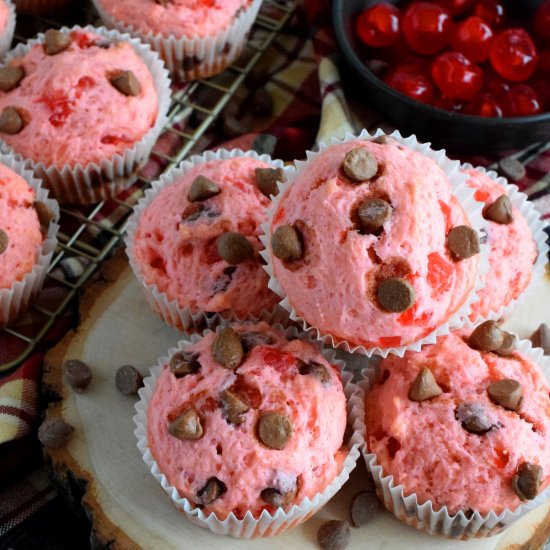 Cherry Chocolate Chip Muffins