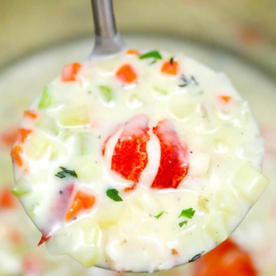 Instant Pot Lobster Chowder