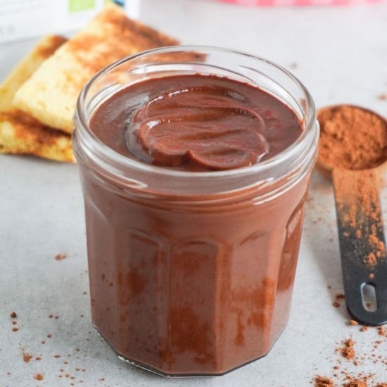 Keto nutella chocolate spread