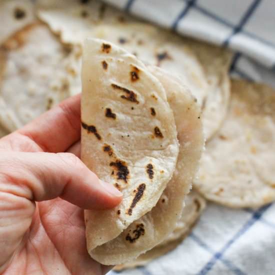 Cassava Flour Tortillas