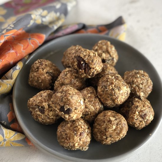 Oatmeal Raisin Protein Balls