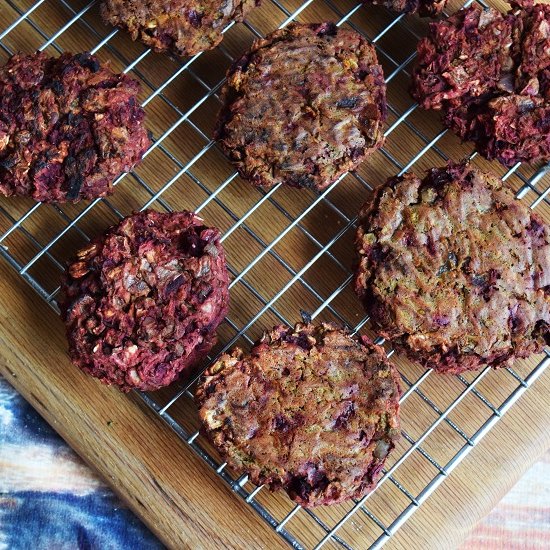 Vegan &GF Beet Burgers