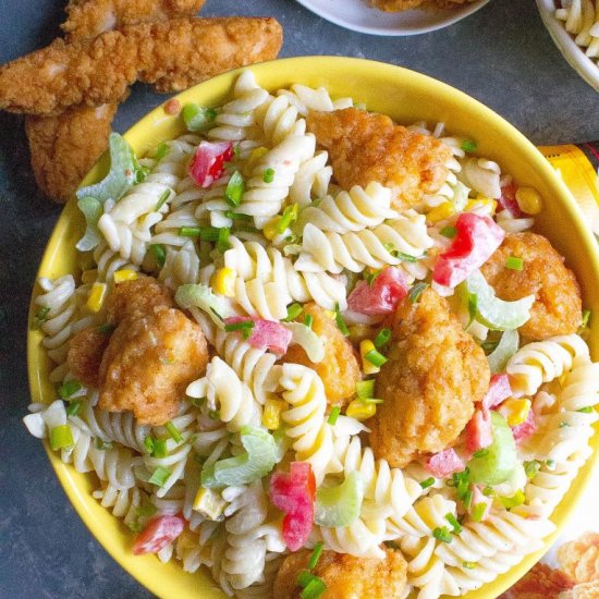 Chicken Ranch Pasta Salad