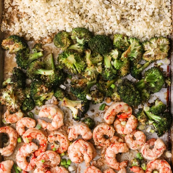 Sheet Pan Shrimp and Broccoli