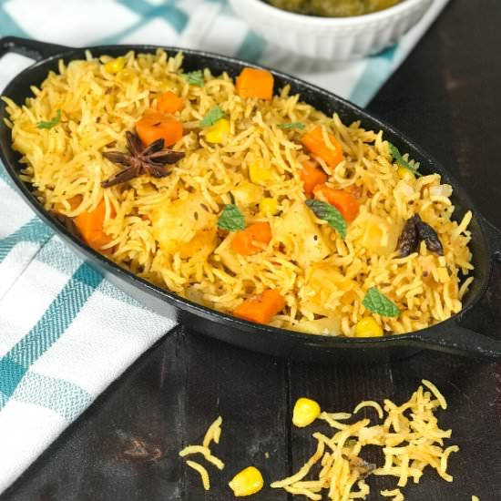 Veg Biriyani – Instant Pot