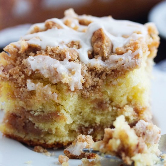 Sour Cream Coffee Cake w/ Streusel