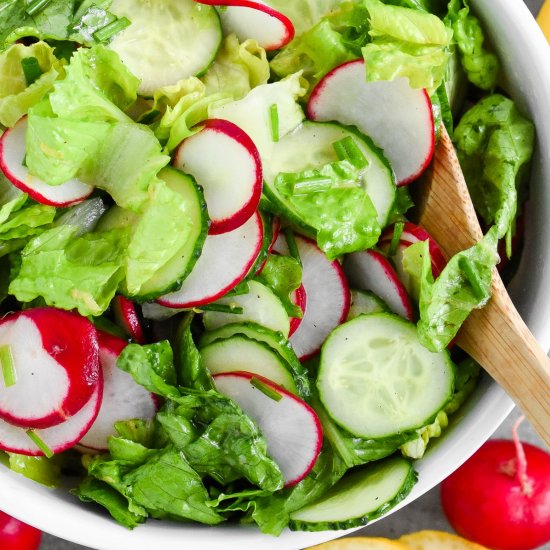 Lettuce Radish Salad