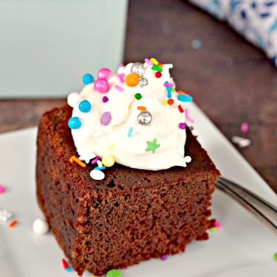 Sour Cream Chocolate Fudge Cake