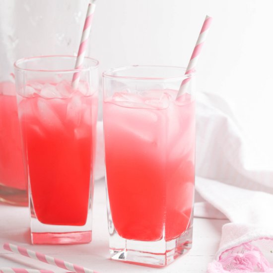 VALENTINE’S DAY PINK LEMONADE PUNCH