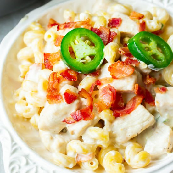 Jalapeno Popper Chicken Pasta