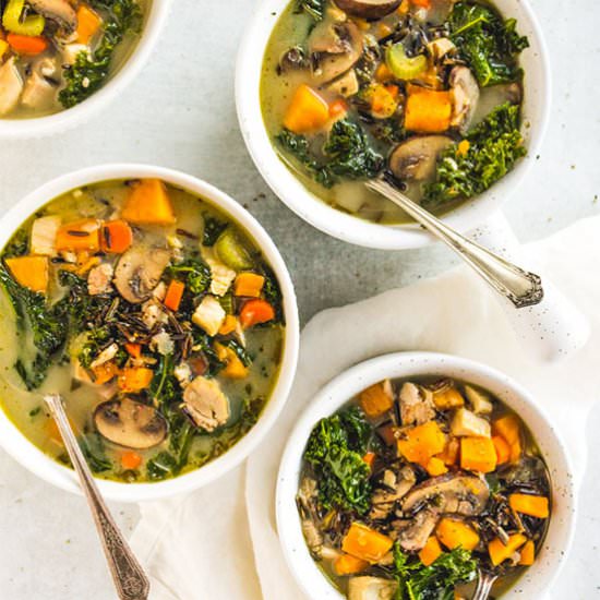 wild rice sweet potato soup