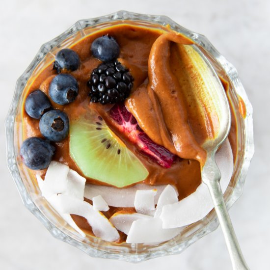 Sweet Potato Chocolate Pudding