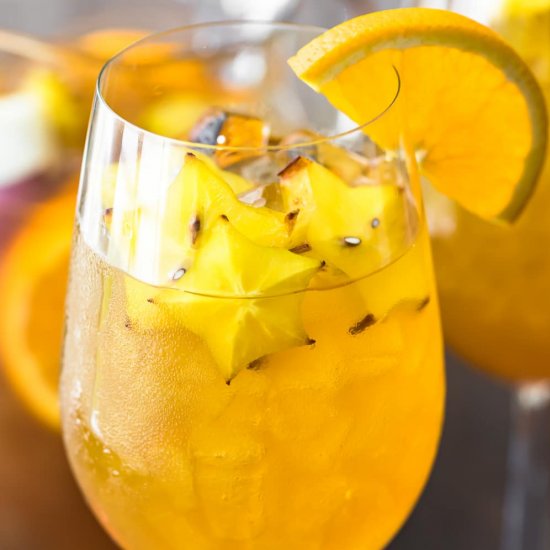 Honey Bourbon Sangria!