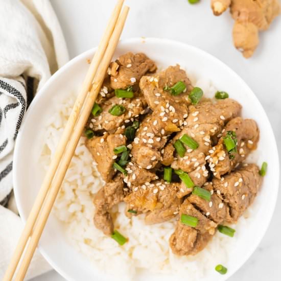 Ginger Garlic Pork