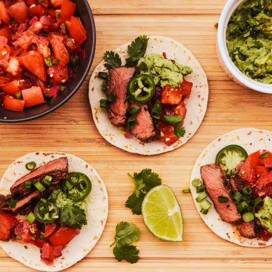 SKIRT STEAK (CARNE ASADA) TACOS