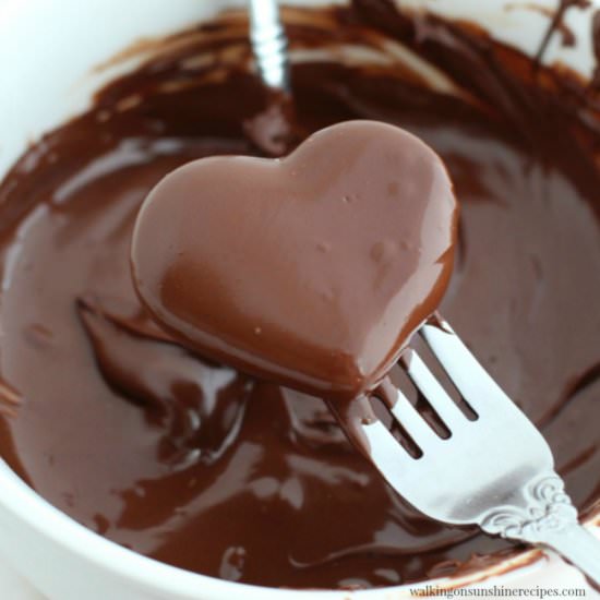 Chocolate Peanut Butter Hearts