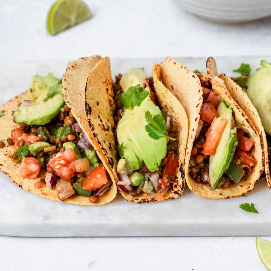 Vegan Lentil Tacos