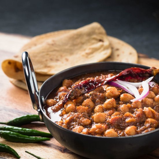 vegan chole masala