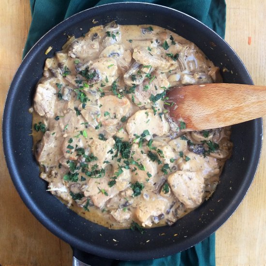 Pork Tenderloin in Creamy Sauce