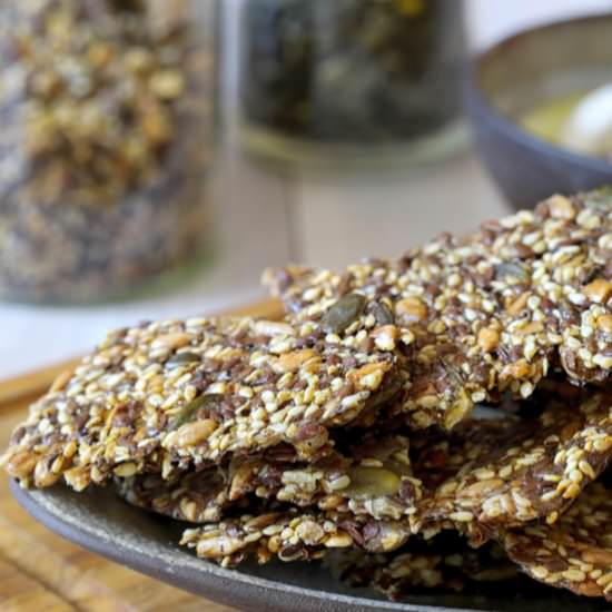 Cheese Seed Crackers | Gluten Free