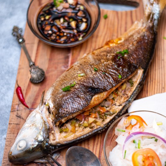 Oven Grilled Milkfish