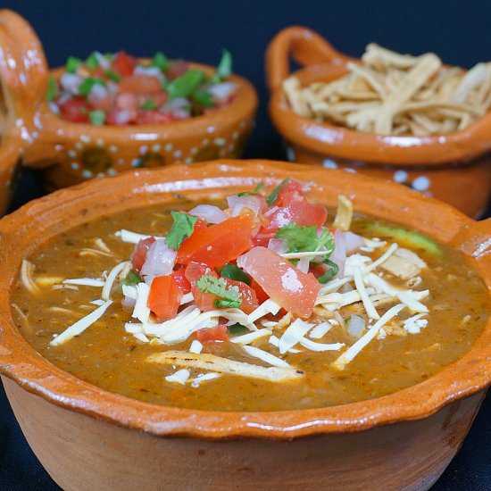 Instant Pot Chicken Tortilla Soup