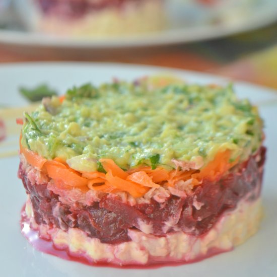 Layered Tuna Salad