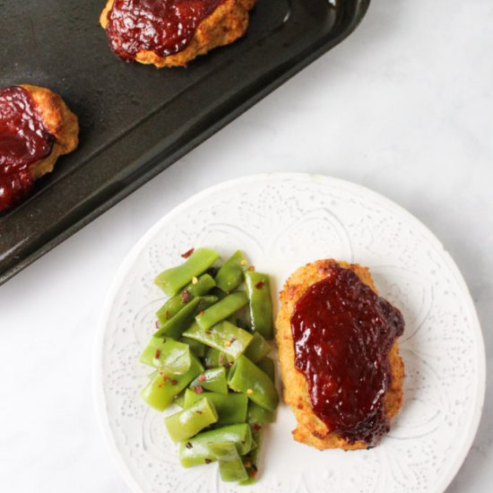 MINI BBQ CHICKEN MEATLOAVES