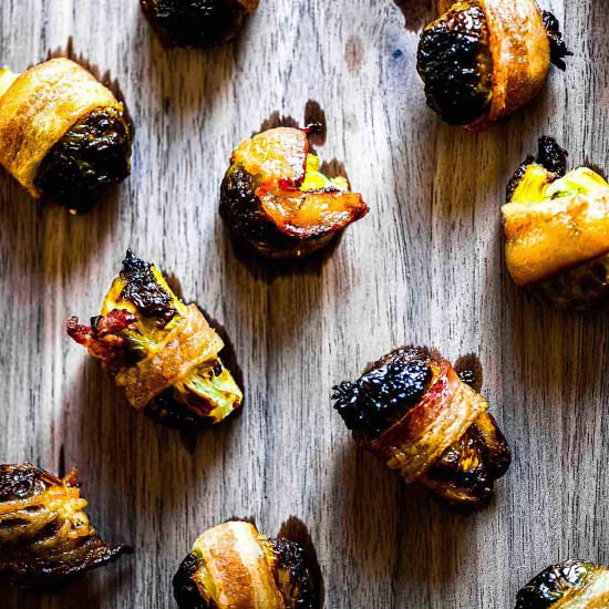 Gluten-Free Bacon Wrapped Brussels