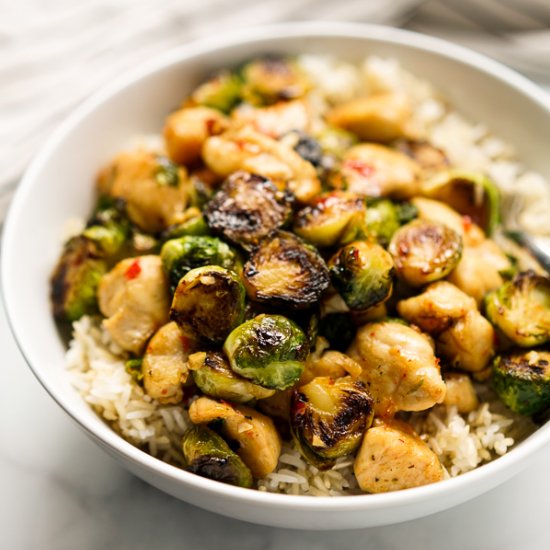 Chicken and Brussels Sprouts