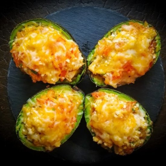 Roast Chicken Stuffed Avocado