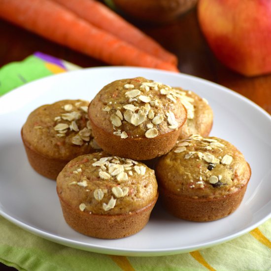 Gluten-Free Carrot Cake Muffins