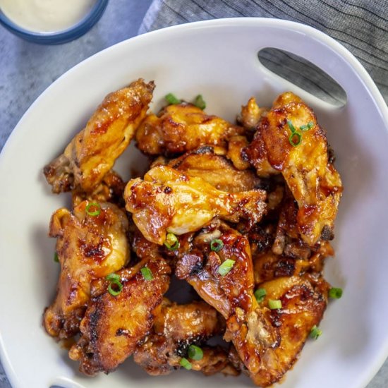 Chicken Wings with Honey Lime BBQ