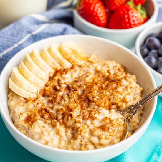 Instant Pot steel cut oatmeal