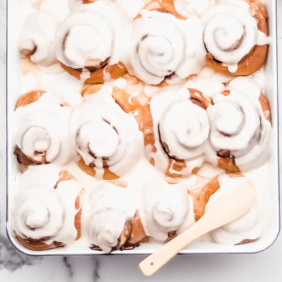 Overnight Orange Cinnamon Rolls