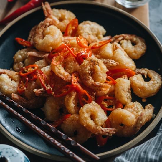 Salt and Pepper Shrimp (椒盐虾)