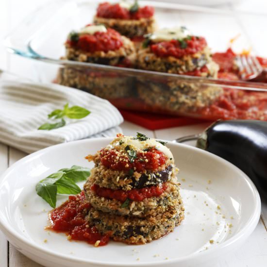 Fabulous Vegan Eggplant Parmesan