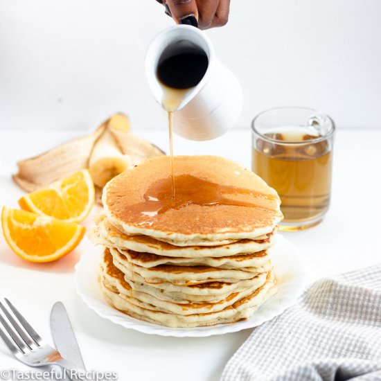 Homemade Buttermilk Pancakes