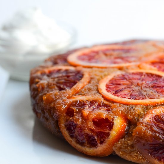 Blood Orange Upside Down Cake