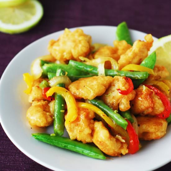 LEMON CHICKEN STIR FRY